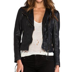 Muubaa Reval Leather Biker Jacket